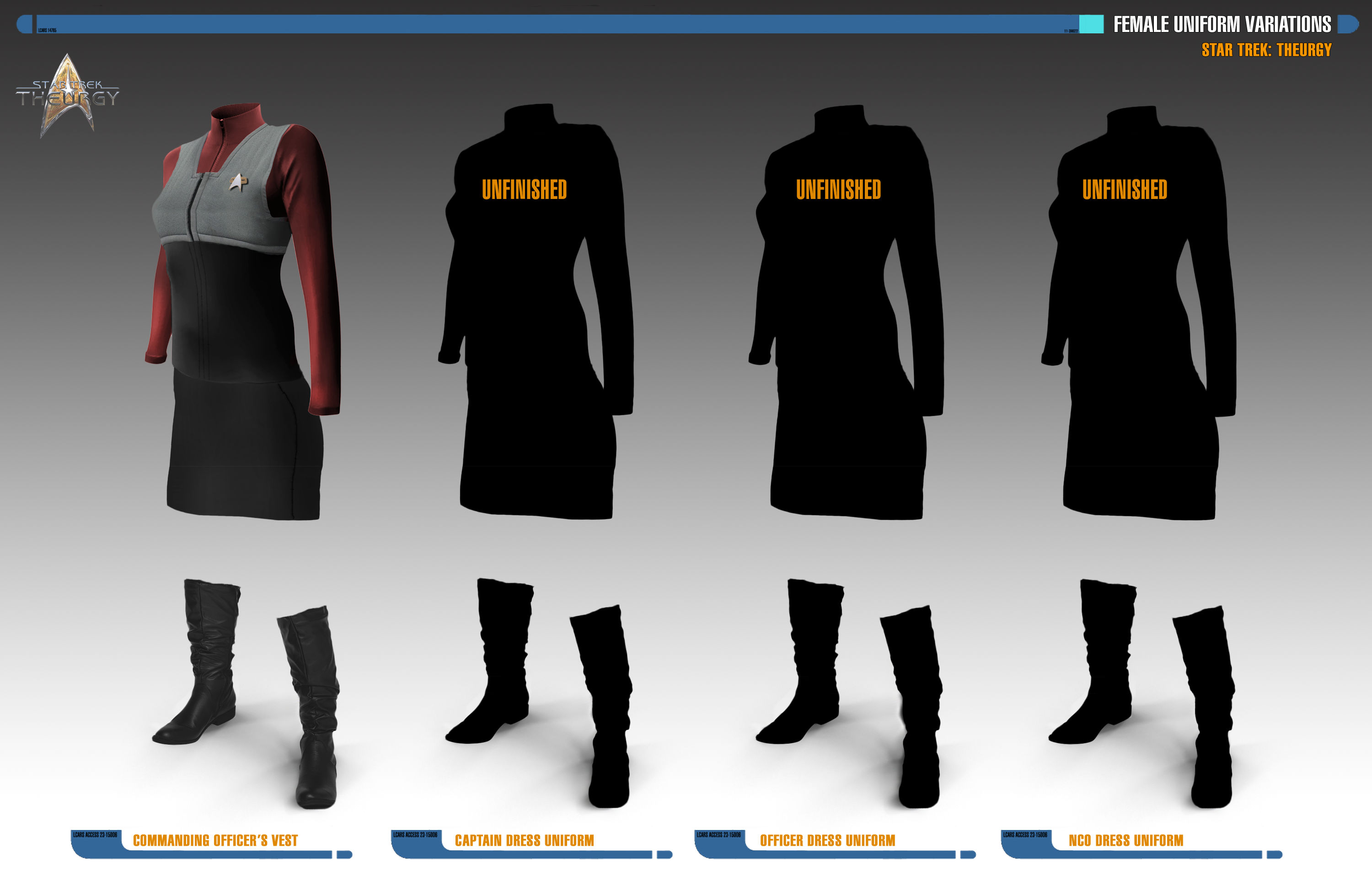 Uniforms - Star Trek: Theurgy Wiki